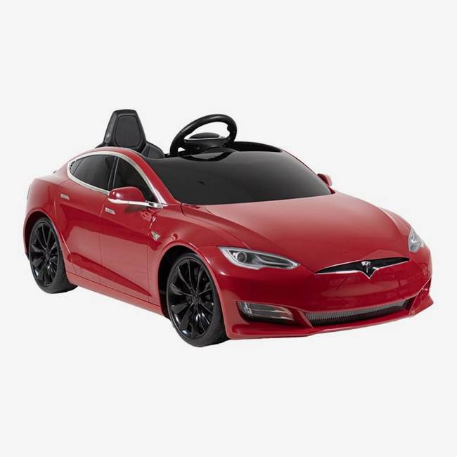 Nitrox Elbil Barn Tesla Model S - Röd