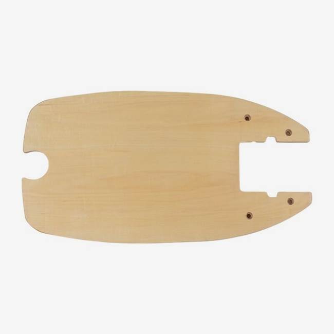 Fodplade i træ, 800W scooter
