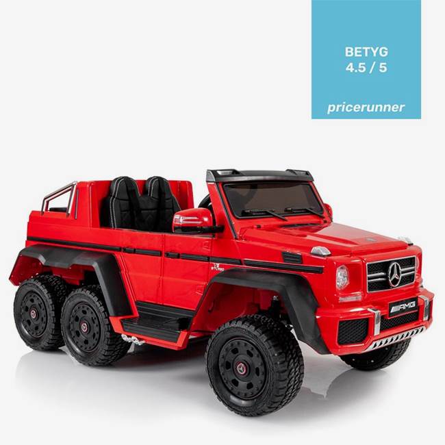 Nitrox Elbil Mercedes G63 6x6 12V - Röd 2023