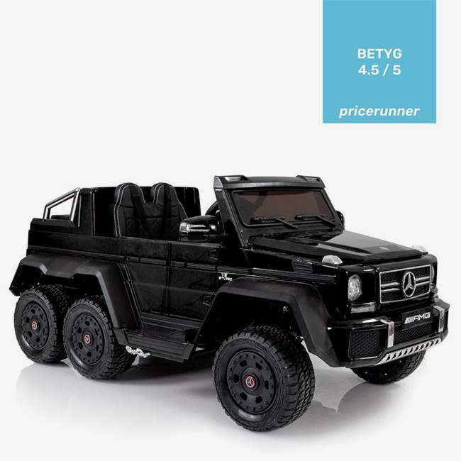 Nitrox Elbil Mercedes G63 6x6 12V - Svart 2023