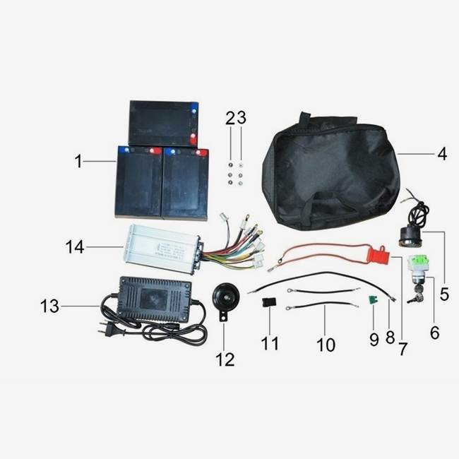 ATV Dragon D13 oplader 36V