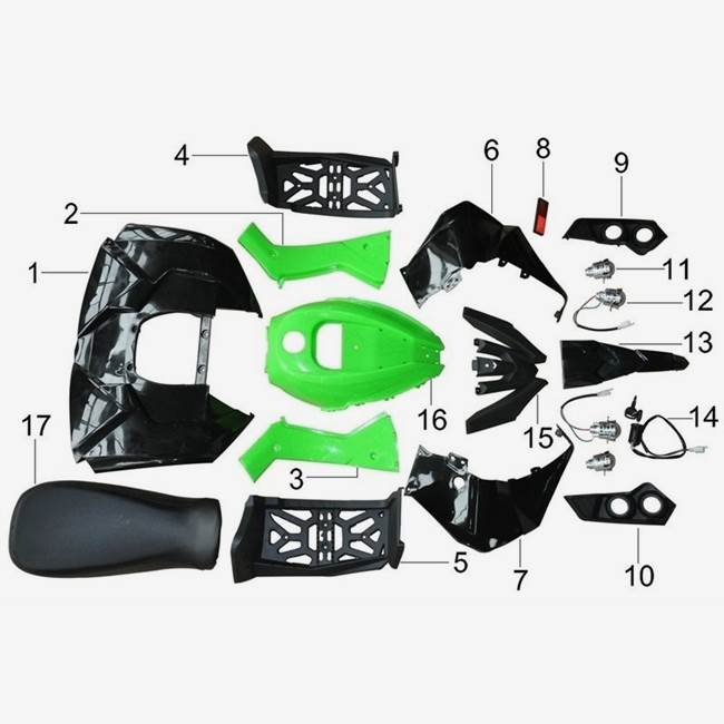 ATV Draken H12 Framlampa