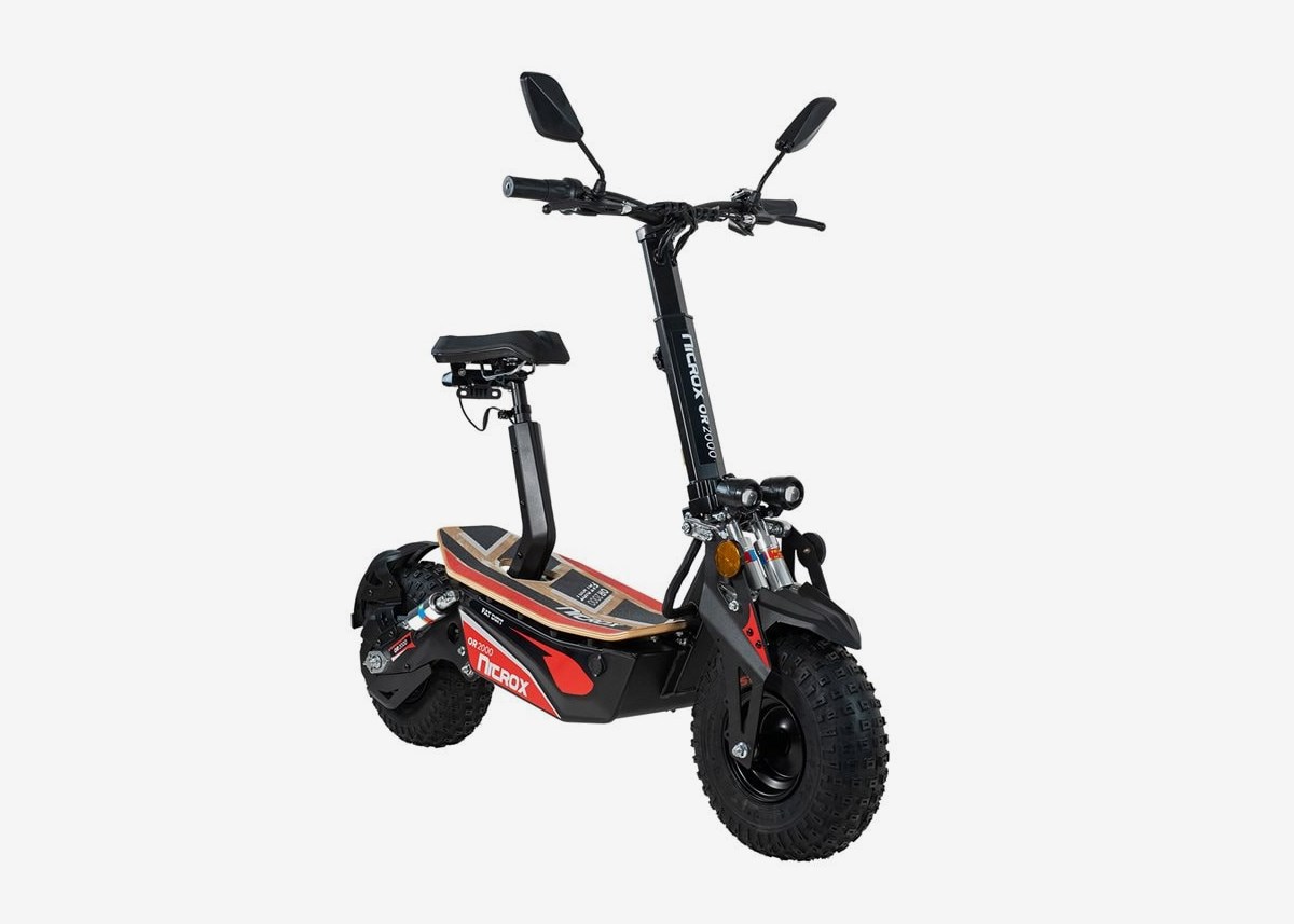 Nitrox Elscooter OR2000 Fat Dirt - Svart/röd