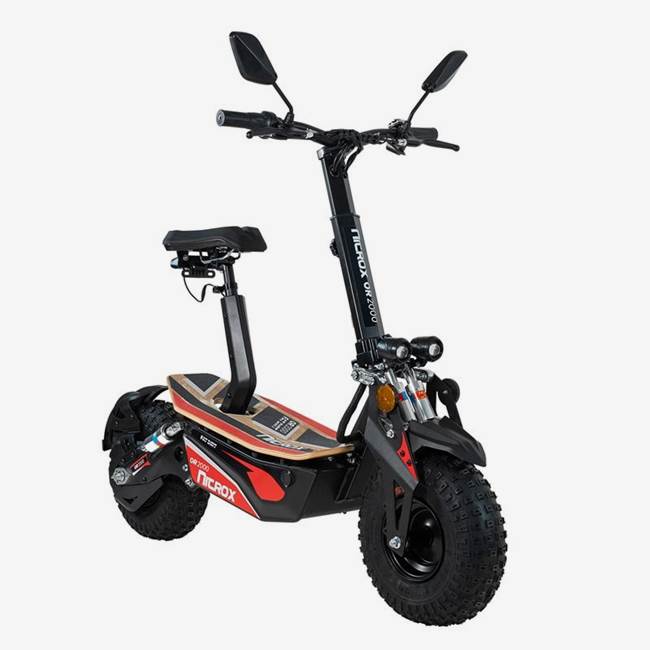 Nitrox Elscooter OR2000 Fat Dirt - Svart/röd