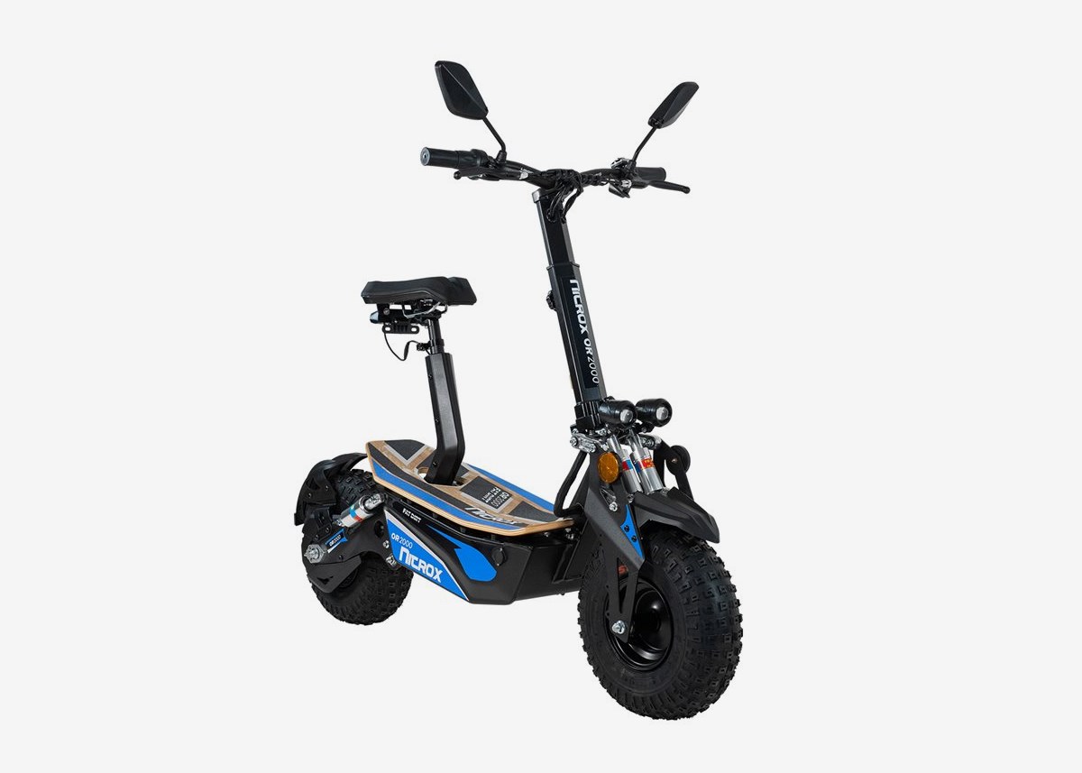 Nitrox Elscooter OR2000 Fat Dirt - Svart/blå