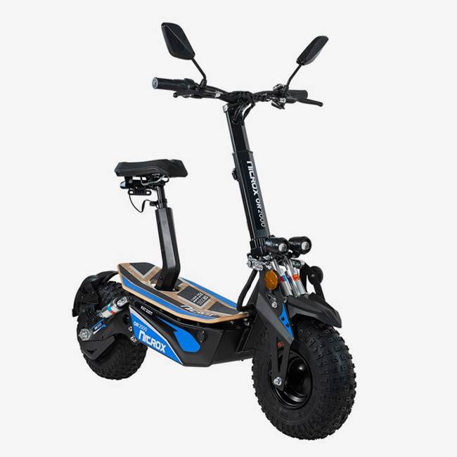 Nitrox Elscooter OR2000 Fat Dirt - Svart/blå