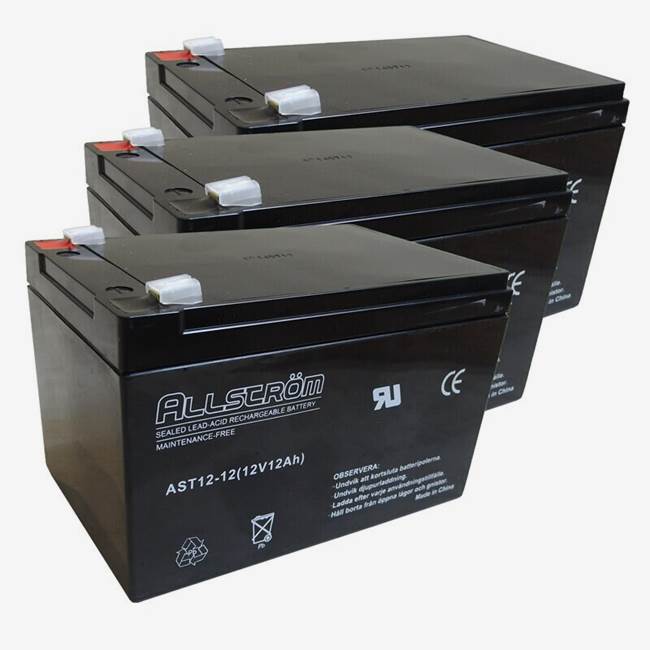 Batteriset 36 V 12 Ah