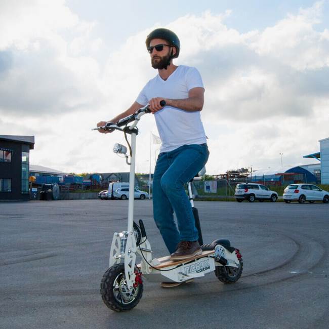 Nitrox Elscooter 2000W 60V Dirt - Army Green