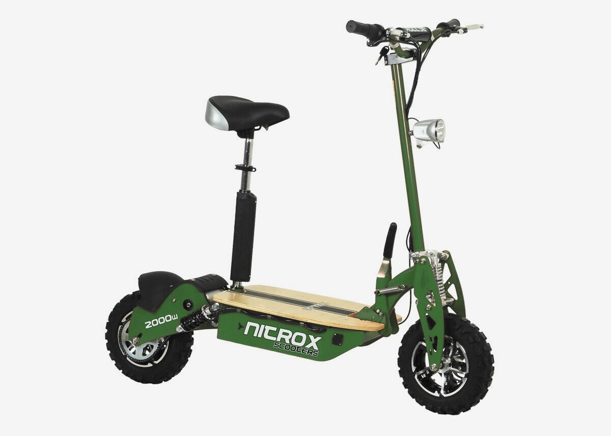 Nitrox Elscooter 2000W 60V Dirt - Army Green