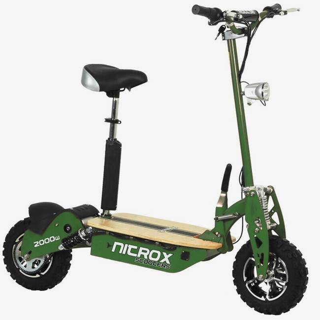 Nitrox Elscooter 2000W 60V Dirt - Army Green