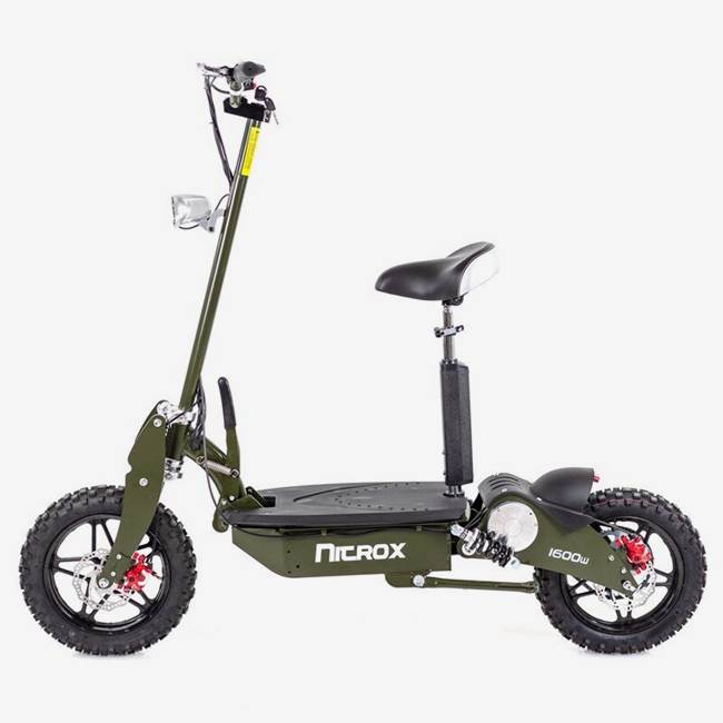 Nitrox Elscooter 1600W OFFROAD - ARMY GREEN