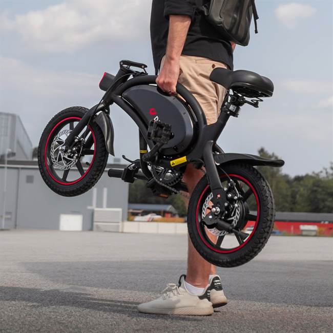 Nitrox Elscooter/Elcykel DYU D3F 10Ah - Svart