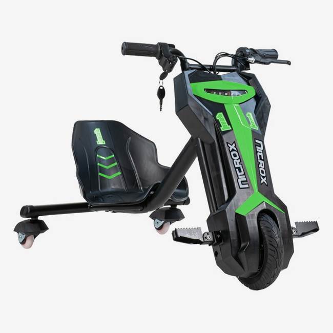 Nitrox Elscooter Drift Trike 200W Litium - Grön