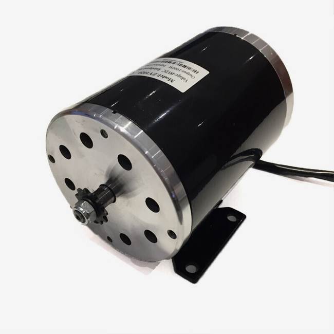 Elmotor 1000W 48V Med Fästplatta
