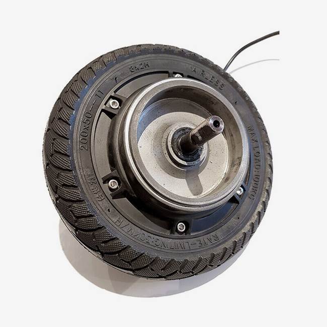 Komplet baghjul til 350W 36V Lithium-scooter