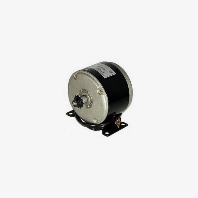 Elmotor 350W 24V med monteringsplade