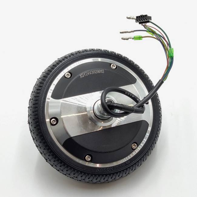 Elmotor 250W i bakhjul på Alu-6 V2