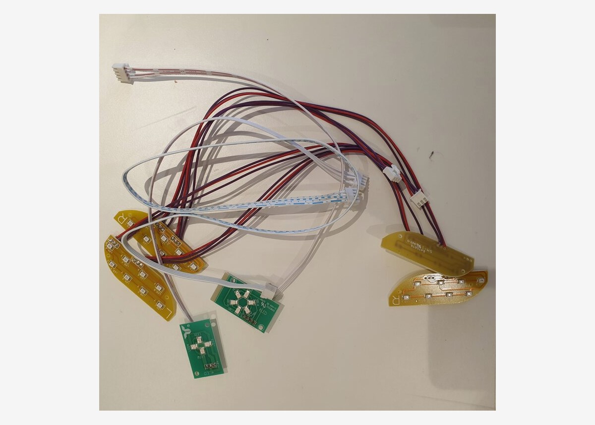 LED-belysning inkl. indikator till Hoverboard Nitrox Flash 6,5 tum