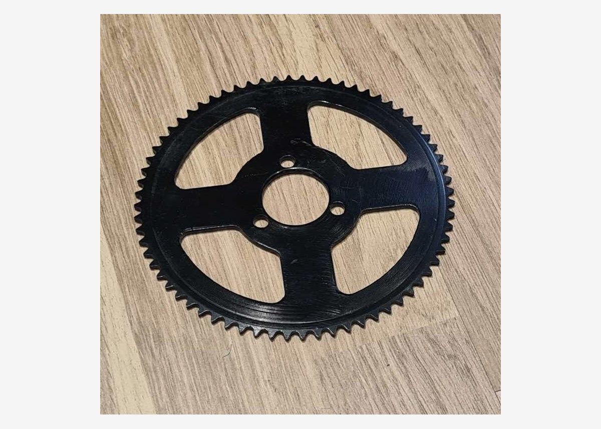 Bakdrev 25h 68T 29Mmcentrum 3x33 Svart