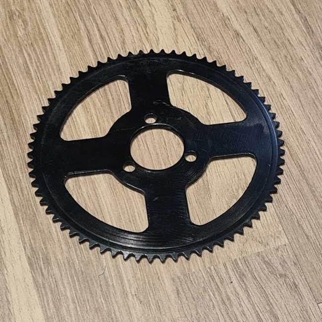 Bakdrev 25h 68T 29Mmcentrum 3x33 Svart