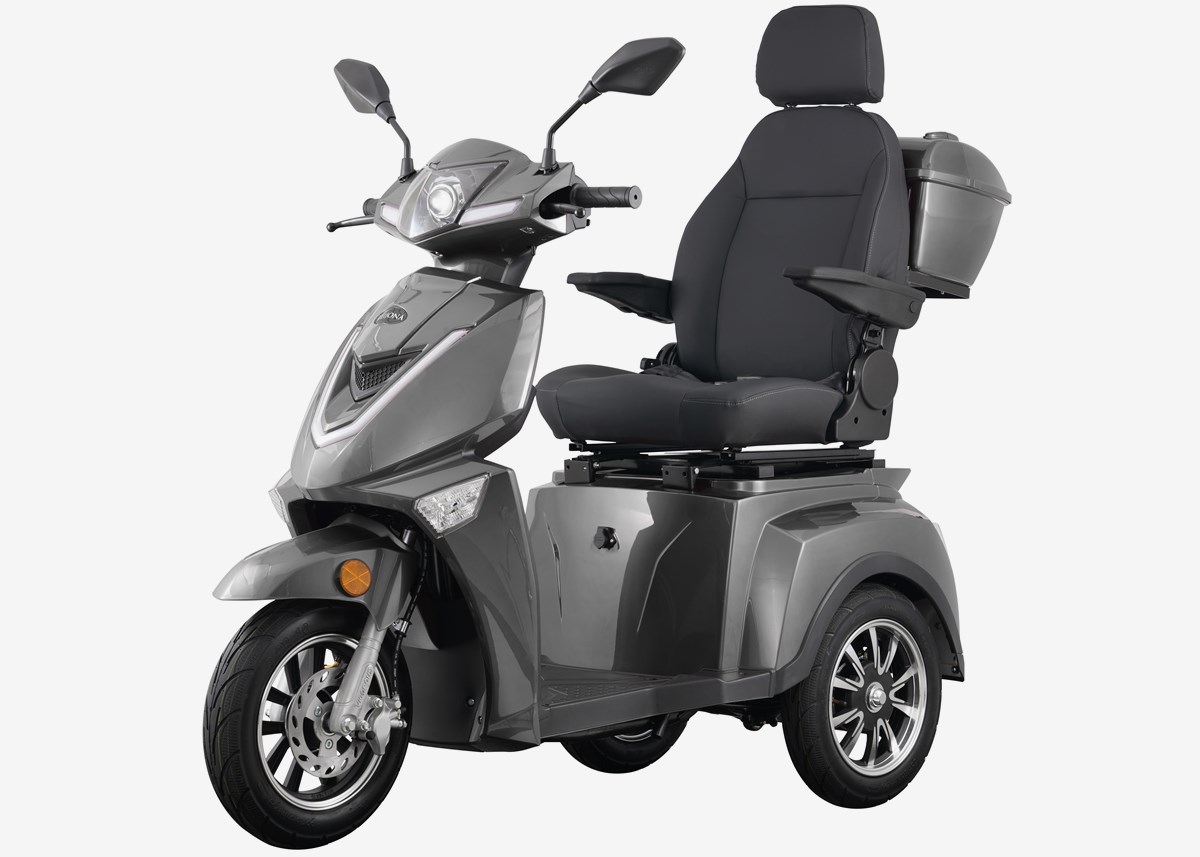 Skand Promenadscooter Skand Leijona 1300 Plus Litium - Grå