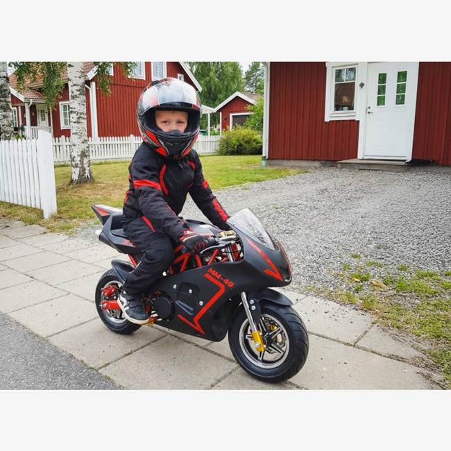 X-Pro Minimoto X-Pro MM49 - 3,4 hk, Skivbromsar, Maxhastighet 45 km/h, Maxvikt 110 kg, För Barn och Vuxna