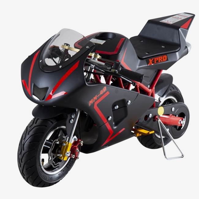 X-Pro Minimoto X-Pro MM49 - 3,4 hk, Skivbromsar, Maxhastighet 45 km/h, Maxvikt 110 kg, För Barn och Vuxna