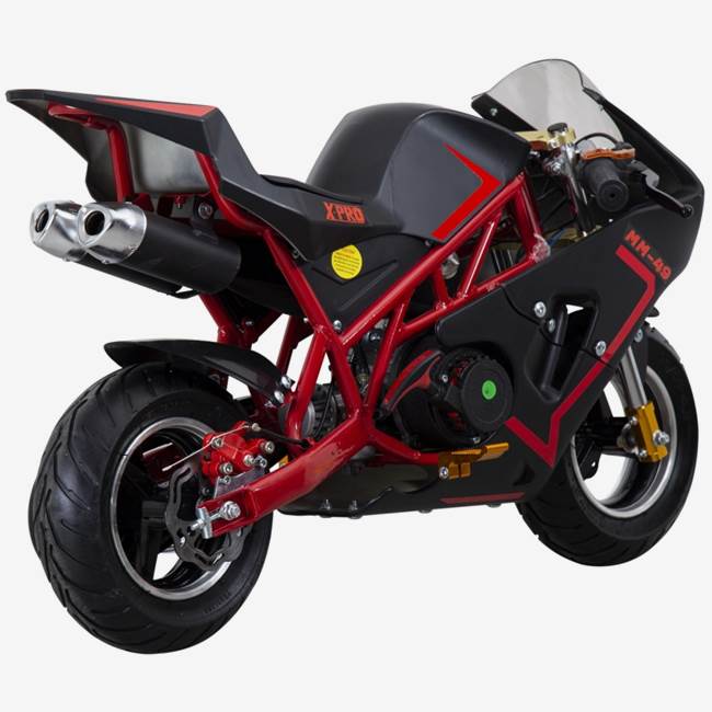 X-Pro Minimoto X-Pro MM49 - 3,4 hk, Skivbromsar, Maxhastighet 45 km/h, Maxvikt 110 kg, För Barn och Vuxna