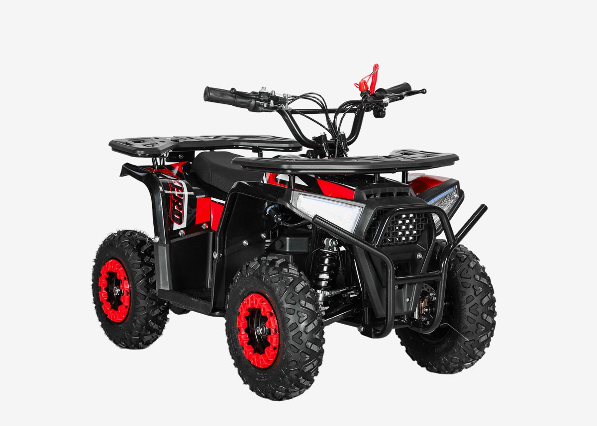 X-Pro eWorker Electric ATV 1000W - Musta/punainen