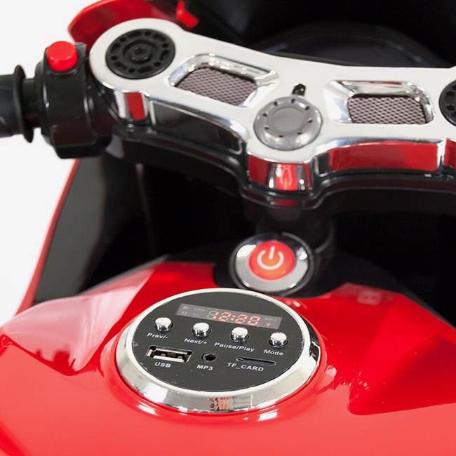 Nitrox Lapsen sähkömoottoripyörä Sport R600 12V - Punainen