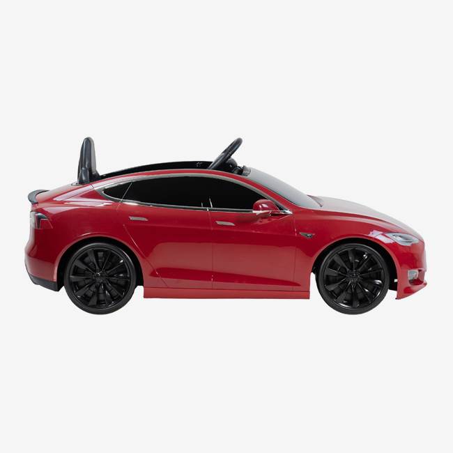 Nitrox Elbil Barn Tesla Model S - Röd