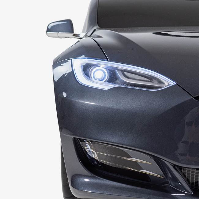 Nitrox Elbil Barn Tesla Model S - Röd
