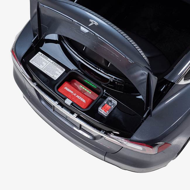 Nitrox Elbil Barn Tesla Model S - Röd