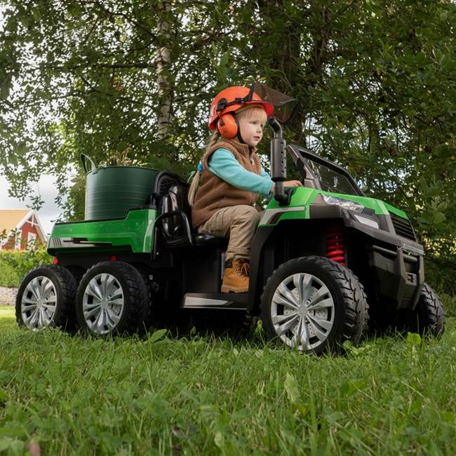 Nitrox Elbil Truckster 4WD tvåsits 12V - Grön