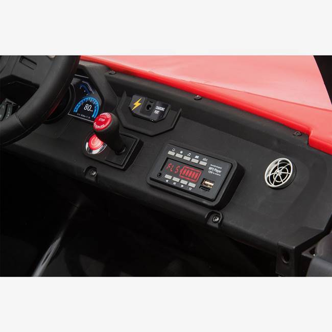 Nitrox Elbil UTV Quad 4x4 tvåsits 12V - Röd