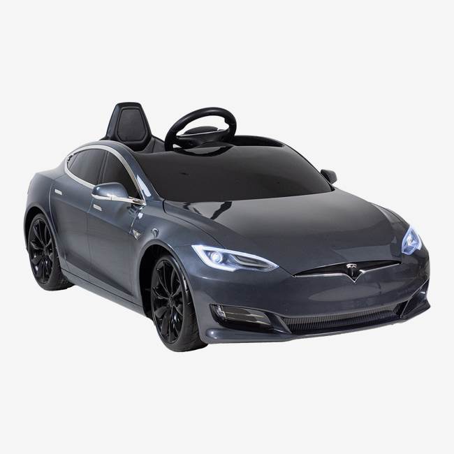 Nitrox Elbil Børn Tesla Model S - Silver