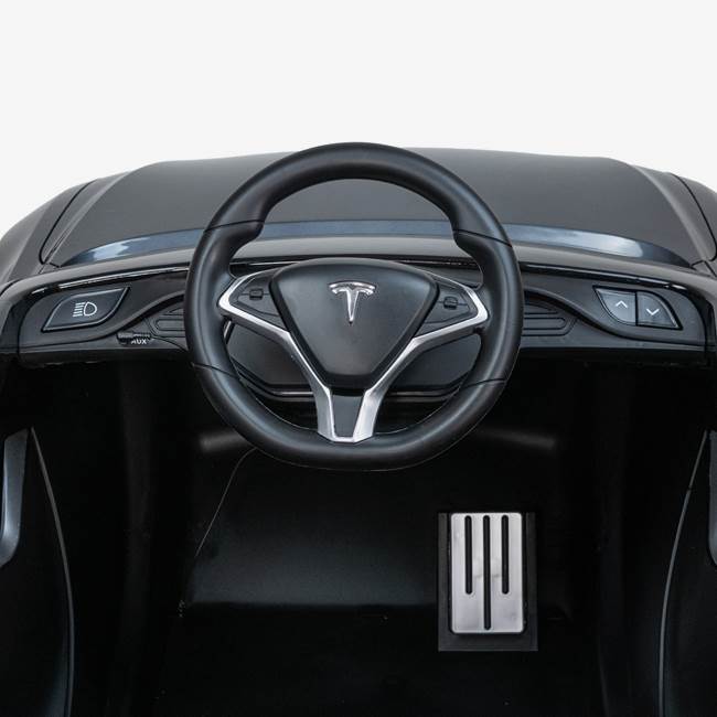 Nitrox Elbil Børn Tesla Model S - Silver