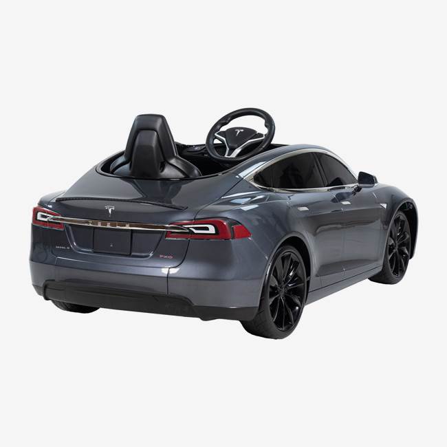 Nitrox Elbil Børn Tesla Model S - Silver