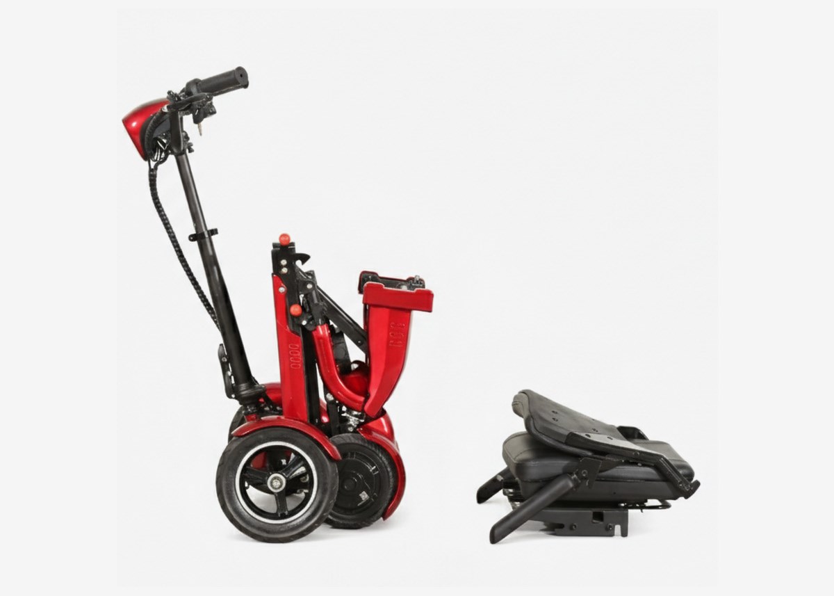 Rull - Promenadscooter Skand Leijona 900 MDR - Röd