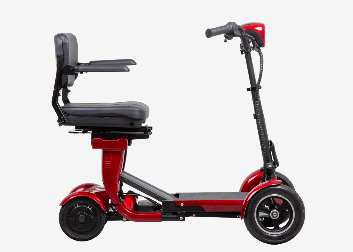 Rull - Promenadscooter Skand Leijona 900 MDR - Röd