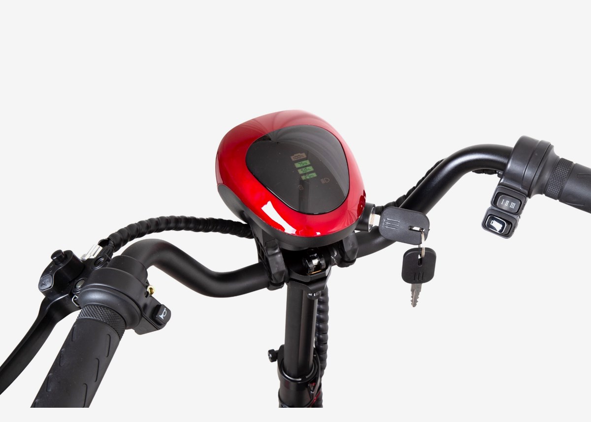 Rull - Promenadscooter Skand Leijona 900 MDR - Röd