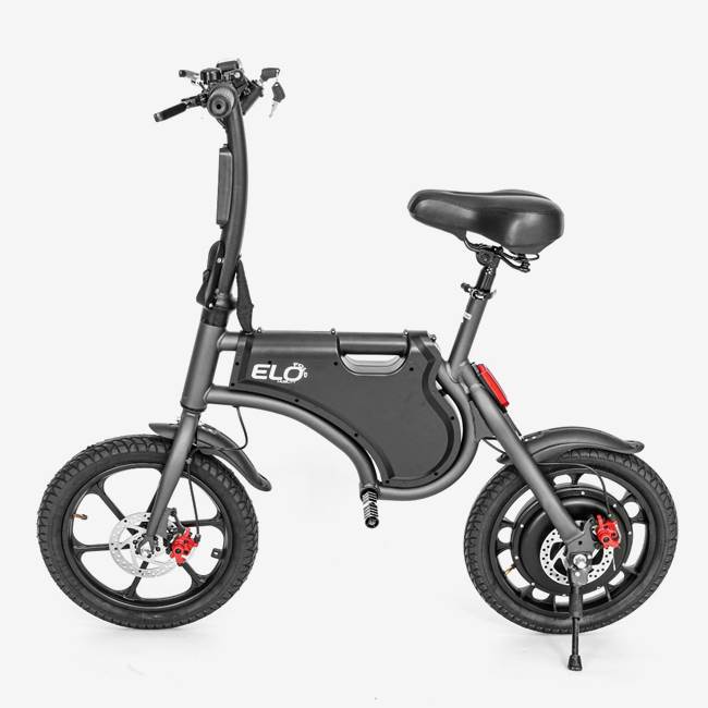 ELO Mobility Fold 450W 16-tommers sammenleggbar elektrisk scooter uten pedaler 25 km/t
