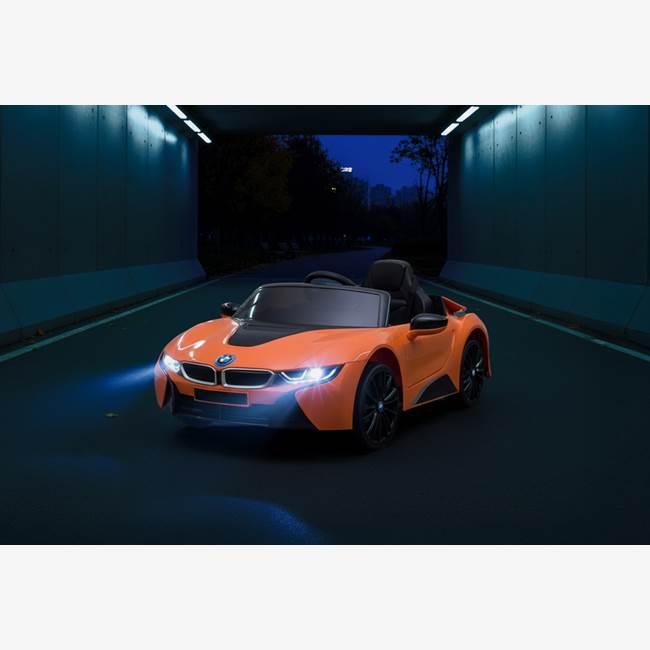X-Pro Lasten sähköauto BMW i8 12V – kauko-ohjattava, 3–5 km/h, maksimipaino 30 kg – musta