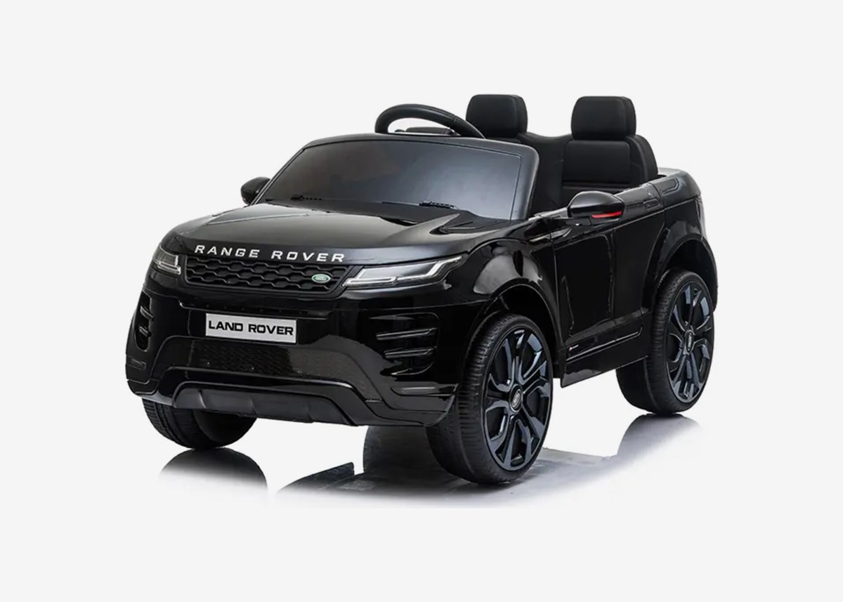 X-Pro Elbil för barn Range Rover Evoque 12V – fjärrkontroll, 3–5 km/h, maxvikt 30 kg – Svart