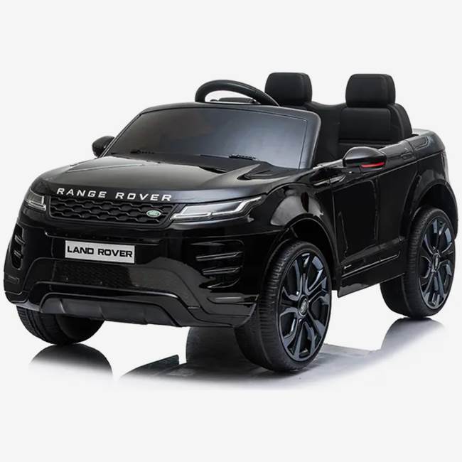 X-Pro Elbil för barn Range Rover Evoque 12V – fjärrkontroll, 3–5 km/h, maxvikt 30 kg – Svart