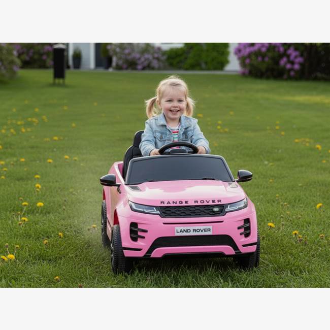 X-Pro Elbil för barn Range Rover Evoque 12V – fjärrkontroll, 3–5 km/h, maxvikt 30 kg – Svart