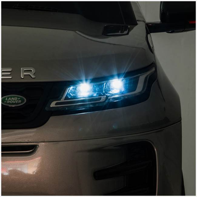 X-Pro Elbil för barn Range Rover Evoque 12V – fjärrkontroll, 3–5 km/h, maxvikt 30 kg – Svart