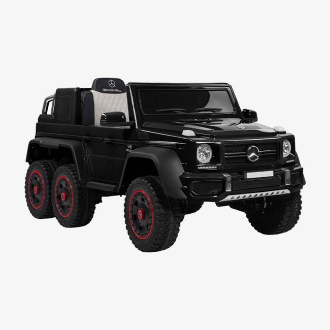 X-Pro Mercedes-Benz G63 AMG 12V lasten sähköauto – kauko-ohjattava, 3–5 km/h, maksimipaino 30 kg – musta