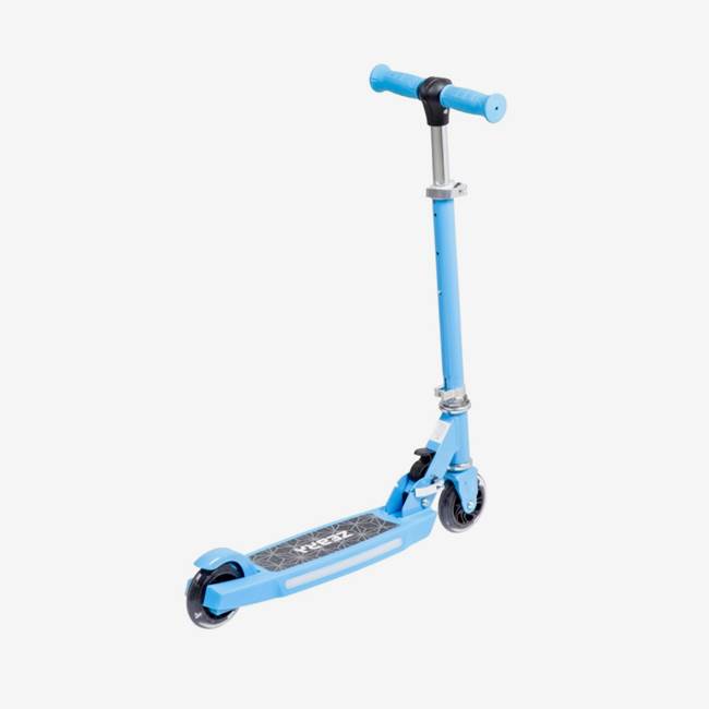 X-Pro Zebra Kids Scooter RGB-LED Blue -värillä
