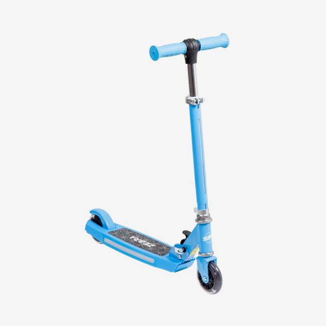 X-Pro Zebra Kids Scooter RGB-LED Blue -värillä